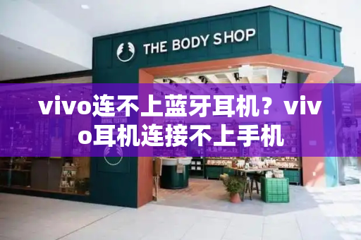 vivo连不上蓝牙耳机？vivo耳机连接不上手机-第1张图片-星选值得买