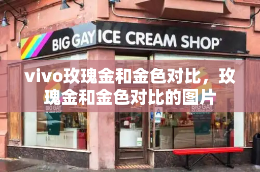 vivo玫瑰金和金色对比，玫瑰金和金色对比的图片