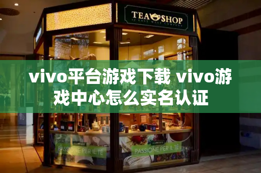 vivo平台游戏下载 vivo游戏中心怎么实名认证