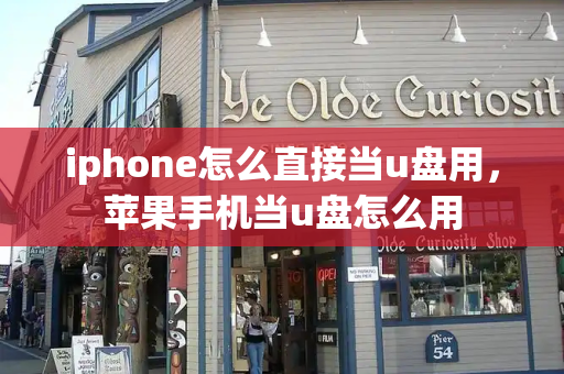 iphone怎么直接当u盘用，苹果手机当u盘怎么用