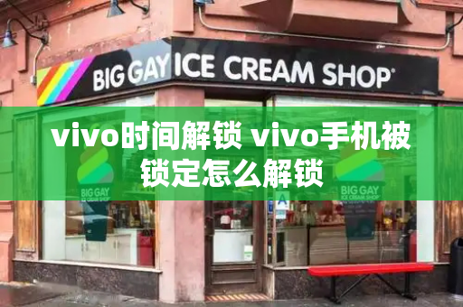 vivo时间解锁 vivo手机被锁定怎么解锁