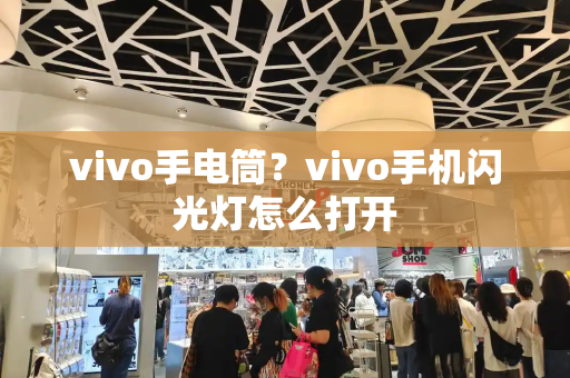 vivo手电筒？vivo手机闪光灯怎么打开