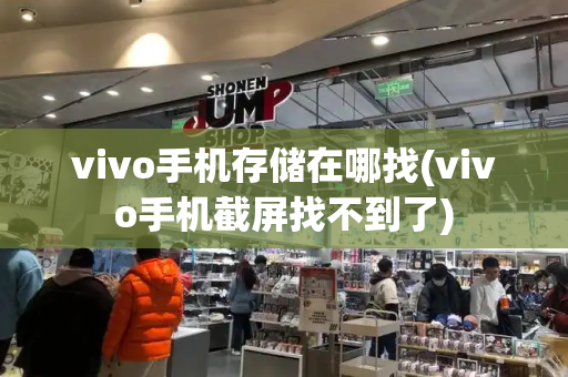 vivo手机存储在哪找(vivo手机截屏找不到了)