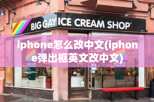 iphone怎么改中文(iphone弹出框英文改中文)-第1张图片-星选测评