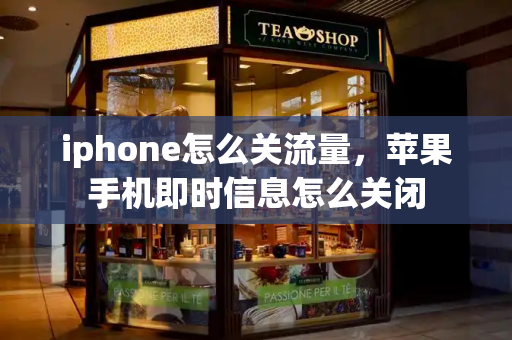 iphone怎么关流量，苹果手机即时信息怎么关闭