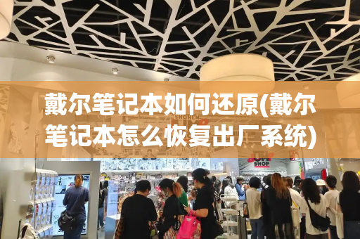 戴尔笔记本如何还原(戴尔笔记本怎么恢复出厂系统)-第1张图片-星选测评
