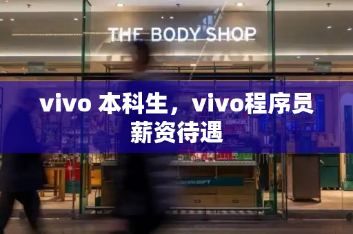 vivo 本科生，vivo程序员薪资待遇