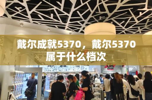 戴尔成就5370，戴尔5370属于什么档次-第1张图片-星选测评