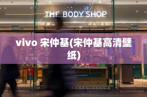 vivo 宋仲基(宋仲基高清壁纸)