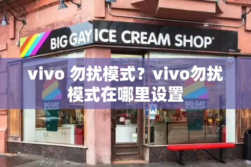 vivo 勿扰模式？vivo勿扰模式在哪里设置-第1张图片-星选值得买