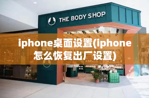 iphone桌面设置(iphone怎么恢复出厂设置)-第1张图片-星选测评