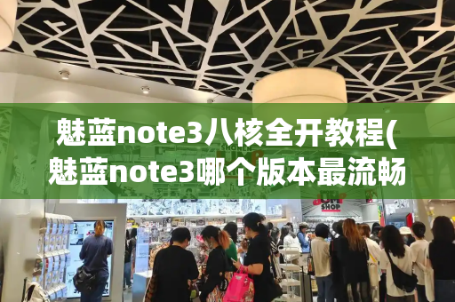 魅蓝note3八核全开教程(魅蓝note3哪个版本最流畅)-第1张图片-星选值得买