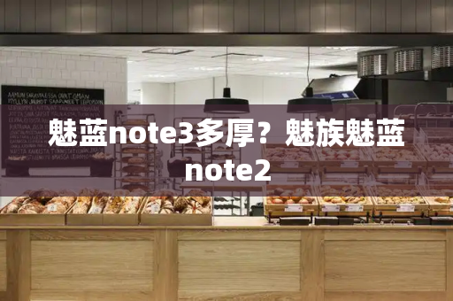 魅蓝note3多厚？魅族魅蓝note2