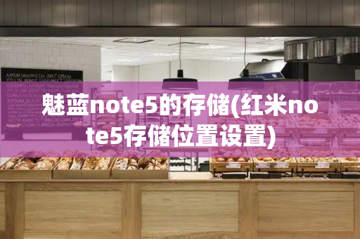 魅蓝note5的存储(红米note5存储位置设置)