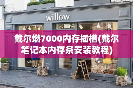 戴尔燃7000内存插槽(戴尔笔记本内存条安装教程)