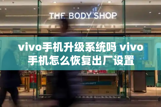 vivo手机升级系统吗 vivo手机怎么恢复出厂设置-第1张图片-星选值得买