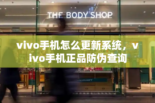 vivo手机怎么更新系统，vivo手机正品防伪查询