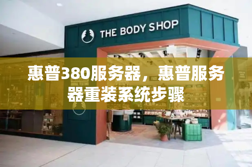 惠普380服务器，惠普服务器重装系统步骤