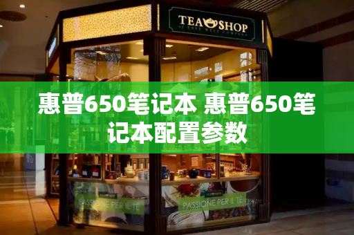 惠普650笔记本 惠普650笔记本配置参数