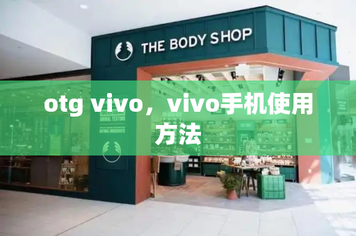 otg vivo，vivo手机使用方法-第1张图片-星选测评