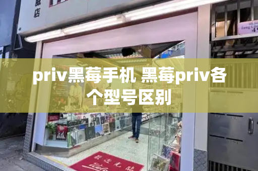 priv黑莓手机 黑莓priv各个型号区别