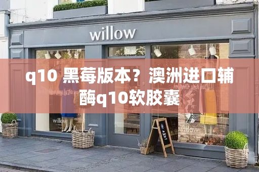 q10 黑莓版本？澳洲进口辅酶q10软胶囊