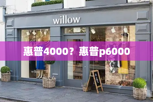 惠普4000？惠普p6000