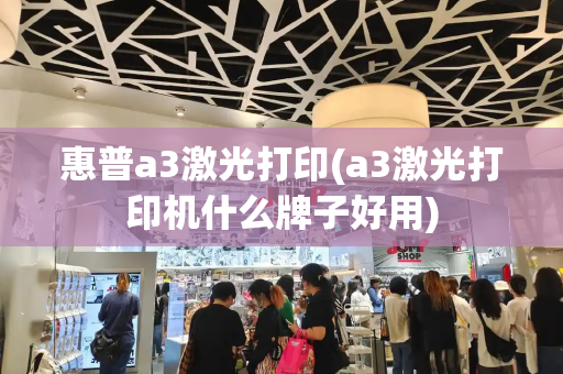 惠普a3激光打印(a3激光打印机什么牌子好用)