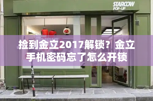 捡到金立2017解锁？金立手机密码忘了怎么开锁-第1张图片-星选值得买