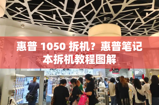 惠普 1050 拆机？惠普笔记本拆机教程图解-第1张图片-星选测评