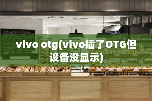 vivo otg(vivo插了OTG但设备没显示)