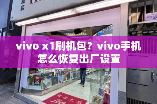 vivo x1刷机包？vivo手机怎么恢复出厂设置-第1张图片-星选测评