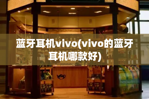 蓝牙耳机vivo(vivo的蓝牙耳机哪款好)