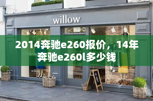 2014奔驰e260报价，14年奔驰e260l多少钱-第1张图片-星选测评