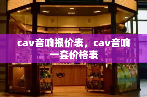 cav音响报价表，cav音响一套价格表