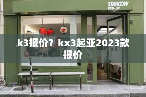 k3报价？kx3起亚2023款报价-第1张图片-星选测评