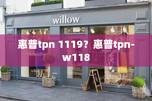 惠普tpn 1119？惠普tpn-w118