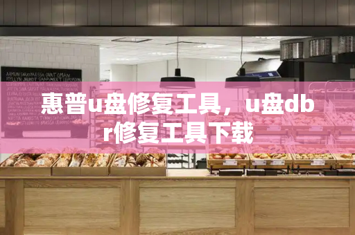 惠普u盘修复工具，u盘dbr修复工具下载