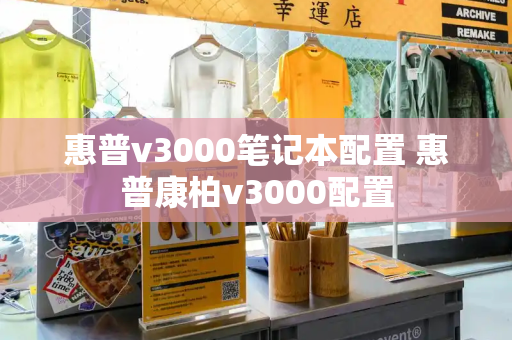 惠普v3000笔记本配置 惠普康柏v3000配置-第1张图片-星选测评