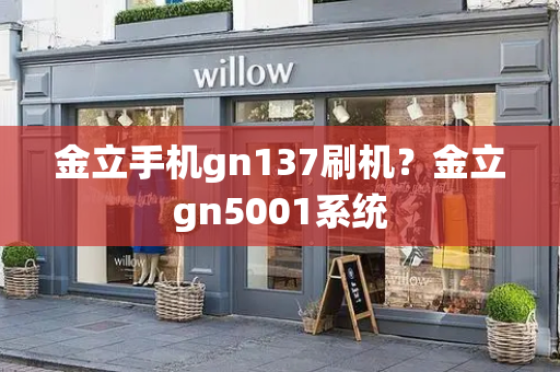 金立手机gn137刷机？金立gn5001系统