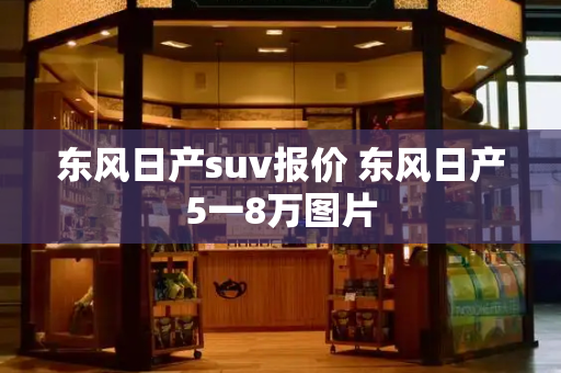 东风日产suv报价 东风日产5一8万图片