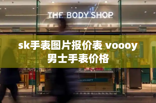 sk手表图片报价表 voooy男士手表价格