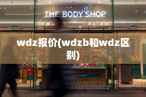 wdz报价(wdzb和wdz区别)