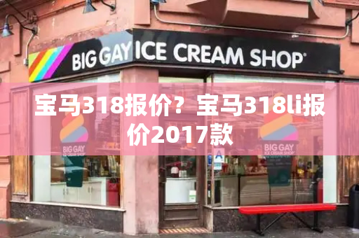 宝马318报价？宝马318li报价2017款-第1张图片-星选测评