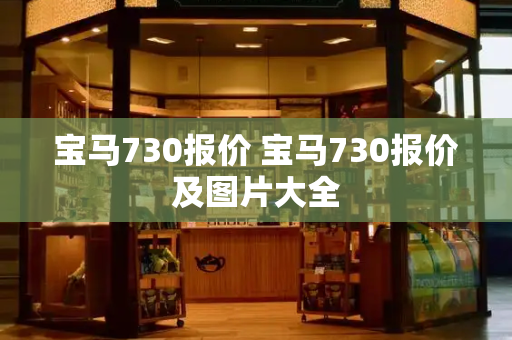 宝马730报价 宝马730报价及图片大全-第1张图片-星选测评