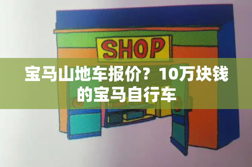 宝马山地车报价？10万块钱的宝马自行车