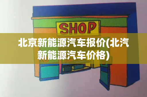 北京新能源汽车报价(北汽新能源汽车价格)