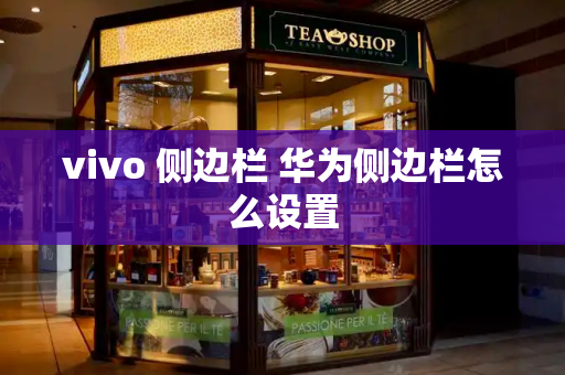 vivo 侧边栏 华为侧边栏怎么设置-第1张图片-星选测评