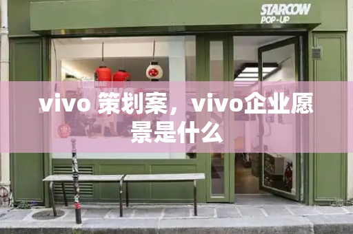 vivo 策划案，vivo企业愿景是什么-第1张图片-星选测评