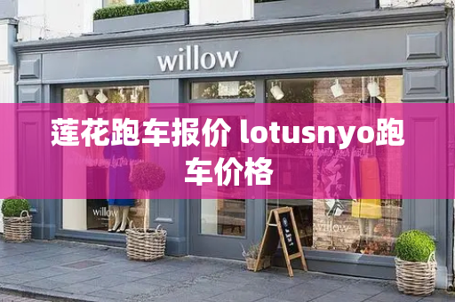 莲花跑车报价 lotusnyo跑车价格